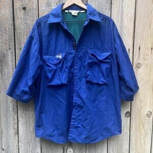 Vintage 80s Columbia Sportswear Fishing Shirt